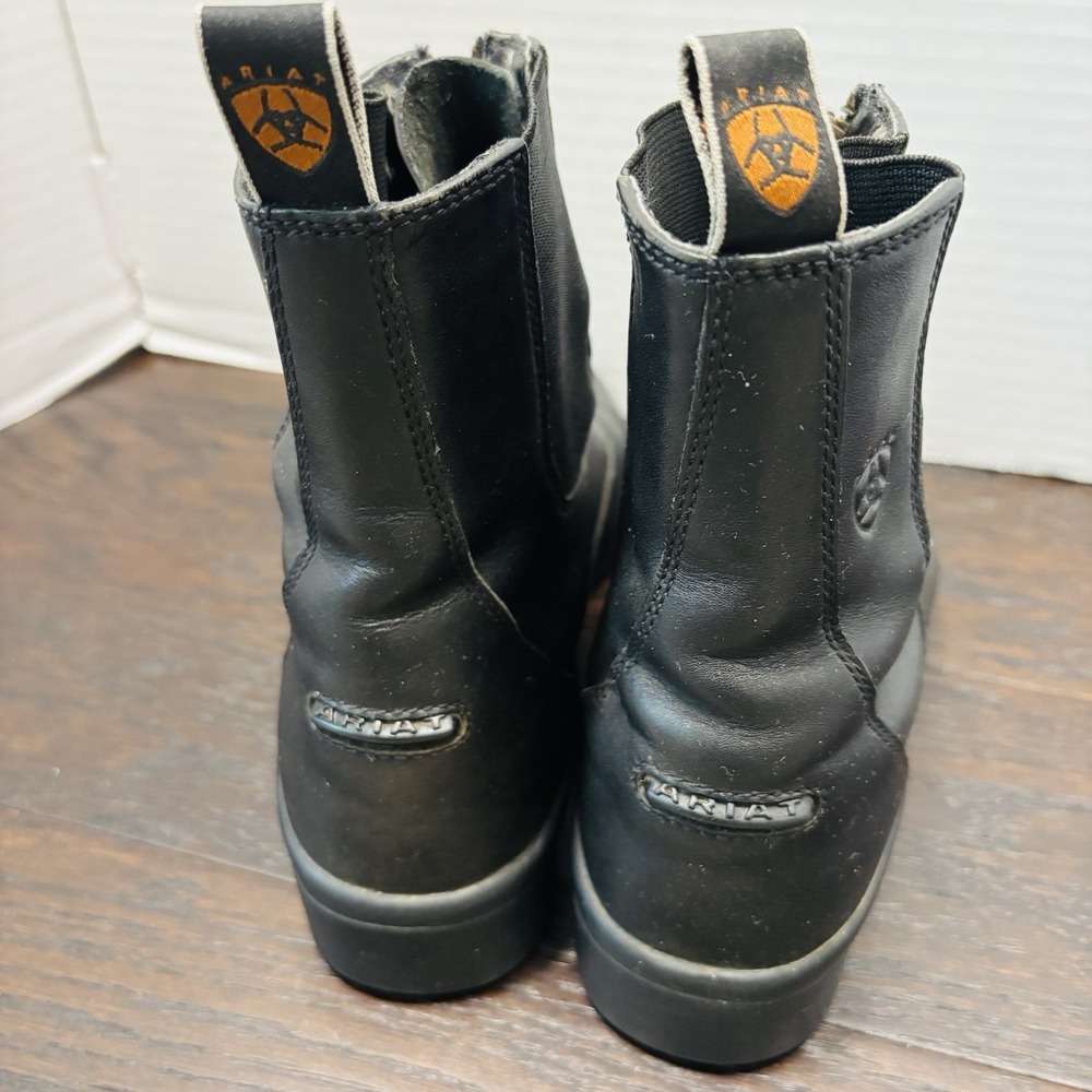 Ariat Heritage IV Zip Paddock Boot Women US 7.5B Equestrian Riding Leather Flaws - Picture 2 of 11